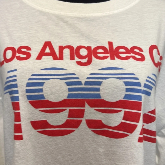 NWT Los Angeles 1992 Cropped Tee* - Picture 4 of 6